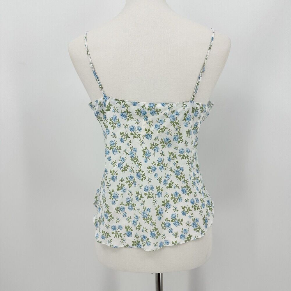Womens Blue Rose Cami M Cottagecore Sleepwear Feminine Coquette Romantic Pajama - Picture 2 of 4